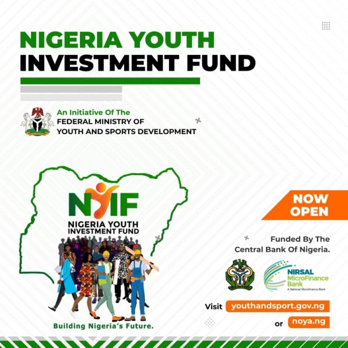 Register for the Nigerian Youth Investment Fund NYIF