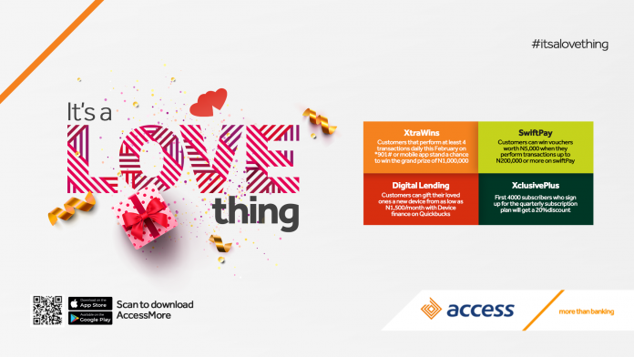 Access Bank Rolls out exciting offers to celebrate customers this Valentine